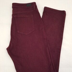 LRL Lauren Ralph Lauren Pinot Noir Wine Premiere Straight Leg Curvy Jean * 8